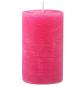 Preview: daenische-stumpenkerze-rustic-durchgefaerbt-pink-rustikal
