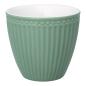 Preview: latte cup-becher-greengate-alice-everyday-gruen