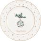 Preview: greengate-teller-klein-joelle-weihnachtsteller-gold