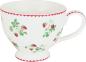 Preview: greengate teetasse berry white mit roten erdbeeren