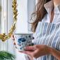Mobile Preview: latte cup-mozy-blaue-blumen-greengate