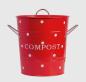 Mobile Preview: Kompost-Eimer für die Küche rot