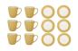 Preview: Kaffeegeschirr Alice "Honey mustard" 6er Set von GreenGate EVERYDAY