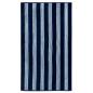 Preview: samt-frottee-strandtuch-maritim-blau-mit-streifen-70x140