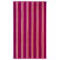 Preview: samt-frottee-strandtuch-fuchsia-mit-streifen-70x140