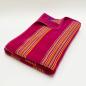 Preview: gestreiftes-frottee-Strandtuch-fuchsia-90x170