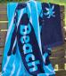 Preview: strandtuch-samt-frottee-blau-gemustert
