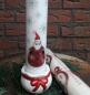 Mobile Preview: kerzenstaender-weiss-rot-keramik-advent-weihnachten