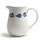 Preview: krug-karaffe-keramik-creme-blumen-2,5 Liter