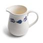 Preview: krug-landhaus-creme-weiss-blumen-blau