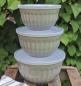 Preview: greengate schalen set alice grey everyday grau