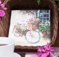 Preview: papierservietten-romantisches-design-fahrrad-blumenkorb