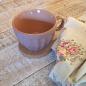 Preview: Große Kaffeetasse, Teetasse und Cafe au Lait-Tasse in terracotta-rosa