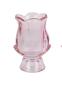 Preview: teelichthalter-tulpe-rosa-glas
