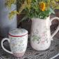 Preview: teetasse-vegan-retro-muster-keramik