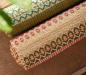 Mobile Preview: teppich-abtreter-braun-gelb-pink-60x90-baumwolle