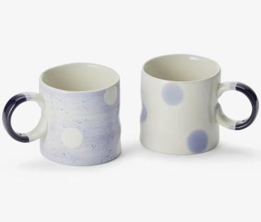 kaffee-becher-tassen-2er-set-blau-lila-retro-punkte