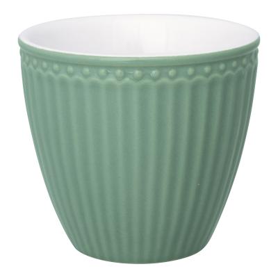 Becher - Latte cup "Alice dusty green" von GreenGate EVERYDAY