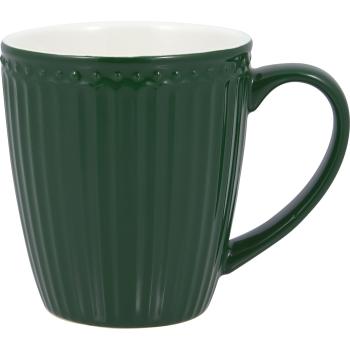 mug-becher mit henkel-alice gruen-greengate everyday-pinewood green