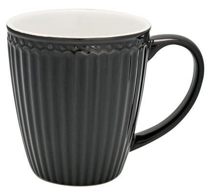 mug-becher mit henkel-alice dark grey-greengate everyday