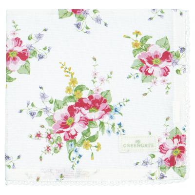 stoffserviette-leonora-white-greengate-rosen-dekor
