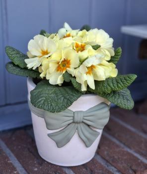 Preview: blumentopf-zement-landhaus-deko-salbeigruen