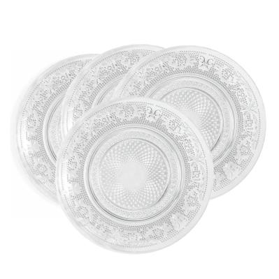 retro-glasteller-4er-set-nostalgisch-strukturglas