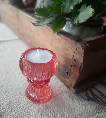 Preview: kerzenstaender-gruen-teelichthalter-glas