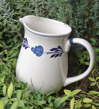 Preview: keramik-krug-landhaus-creme-blau