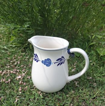 Preview: keramik-krug-creme-blau-gebluemt