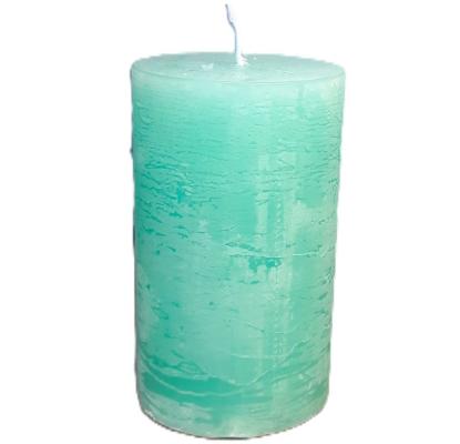 daenische-stumpenkerze-rustic-durchgefaerbt-mint-rustikal