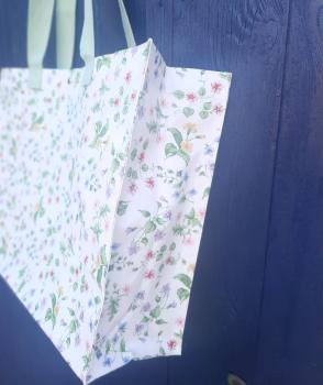 Preview: greengate-shopper-wachstasche-gebluemt