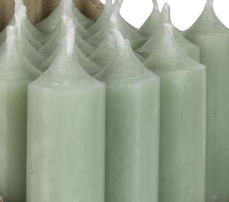 Preview: stabkerzen-salbeigruen-10cm-durchgefaerbt