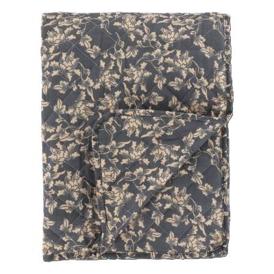 decke-quilt-tagesdecke-grau-beige-blumen