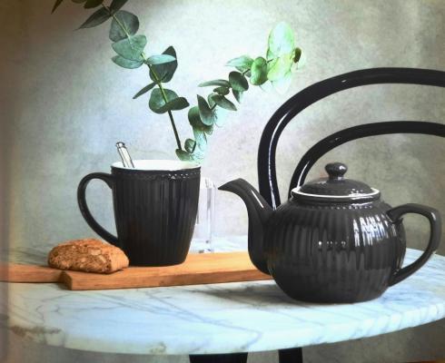 Preview: mug-becher-dunkelgrau-greengate-alice-dark-grey