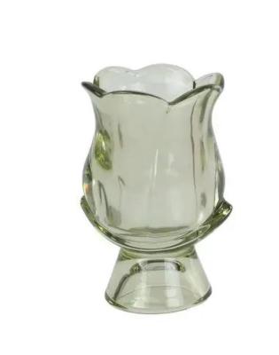 teelichthalter-tulpe-gelb-gruen-glas