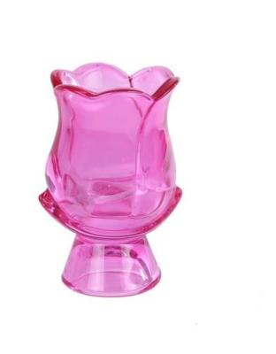 teelichthalter-tulpe-glas-pink
