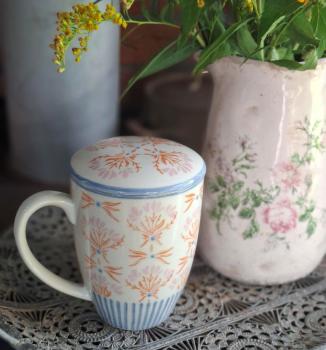 teetasse-vegan-retro-muster-keramik-hellblau-orange
