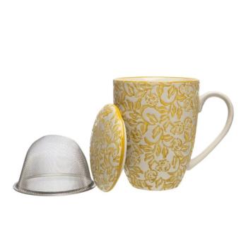becher-siebeinsatz-deckel-tee-creme-gelb-gemustert