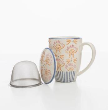 teetasse-hellblau-orange-rosa-keramik-vegan-retro
