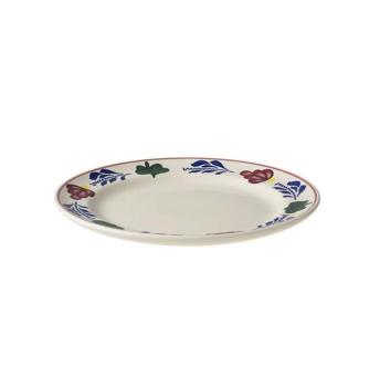 Preview: teller-kuchenteller-creme-blumen-landhaus