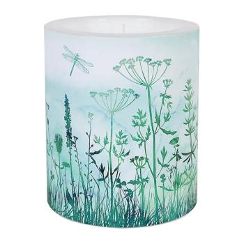 wachswindlicht-wiesenblumen-mint-tuerkis-motiv