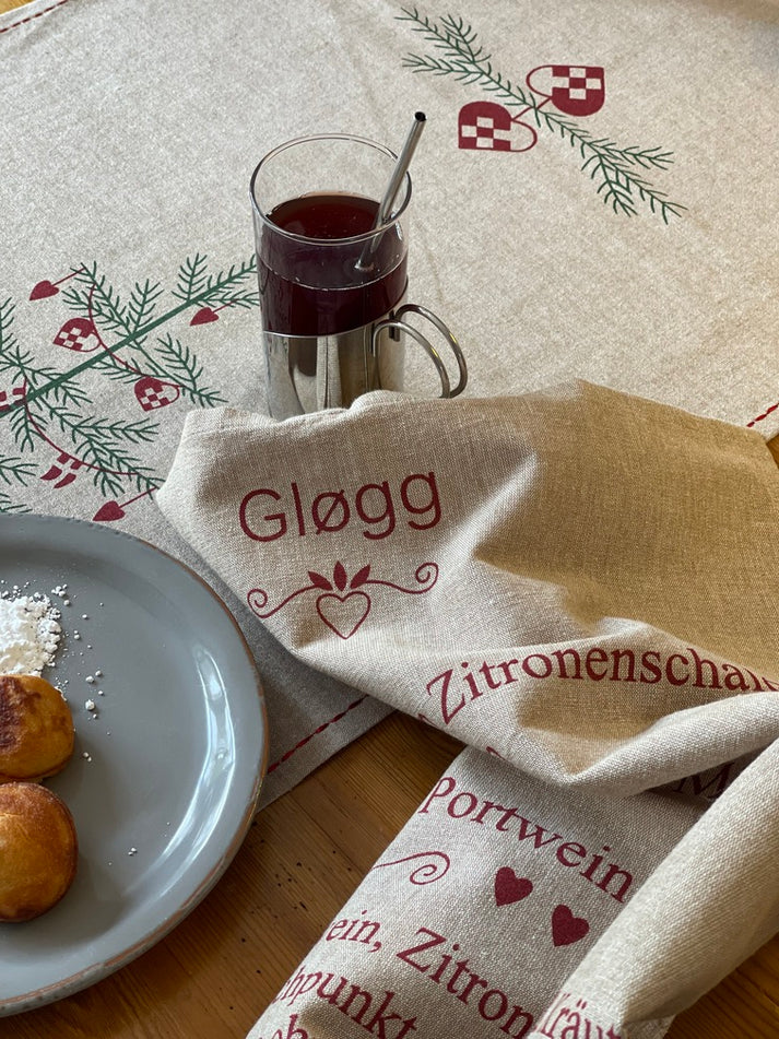 Geschirrtuch Glögg skandinavisch Gløgg Glühwein Rezept Dänemark