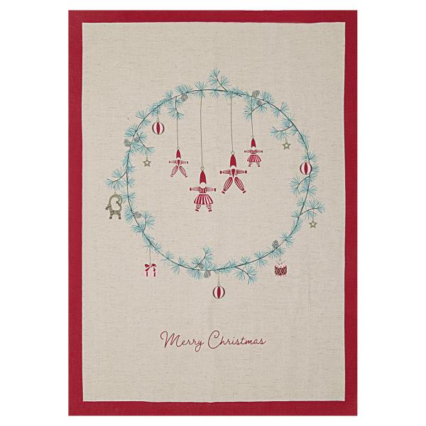 geschirrtuch greengate juana sand mit merry xmas