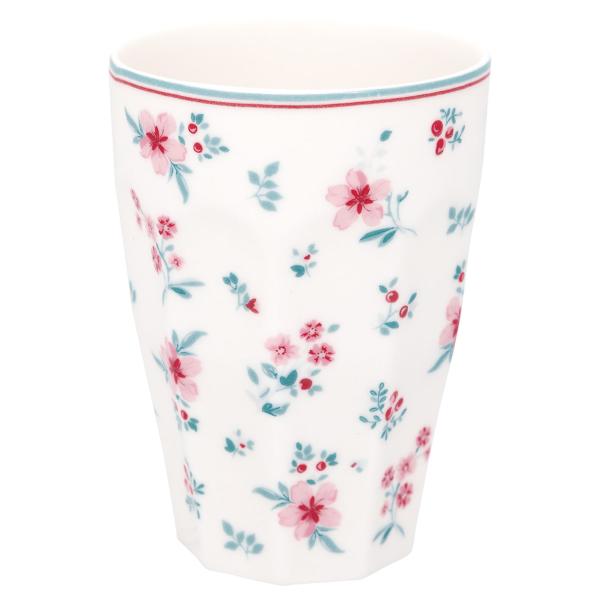 greengate-sila-white-french-latte-cup-becher mit blumen