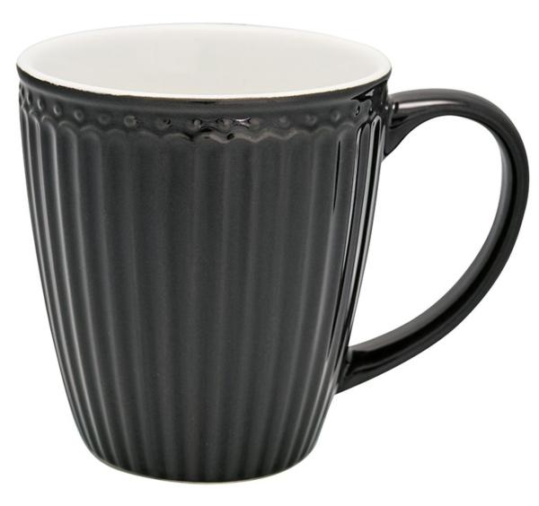 mug-becher mit henkel-alice dark grey-greengate everyday