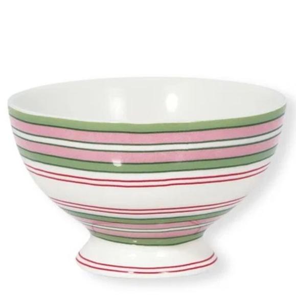 Schale GreenGate Carola mit Streifen