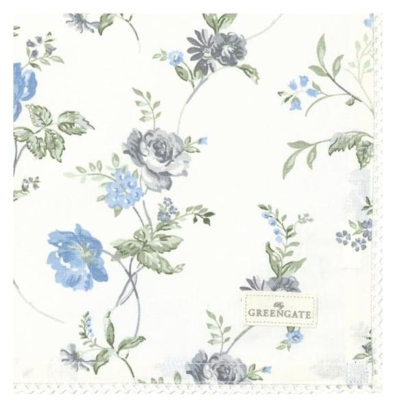 stoffserviette-celestine-white-greengate-rosen-dekor