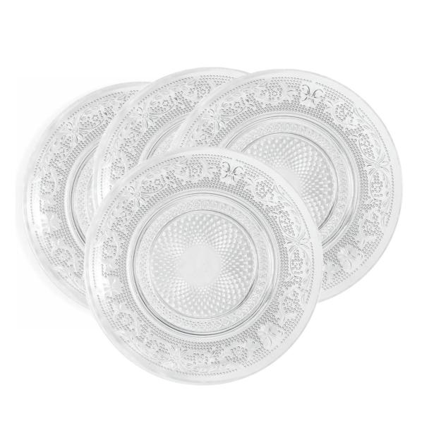 retro-glasteller-4er-set-nostalgisch-strukturglas