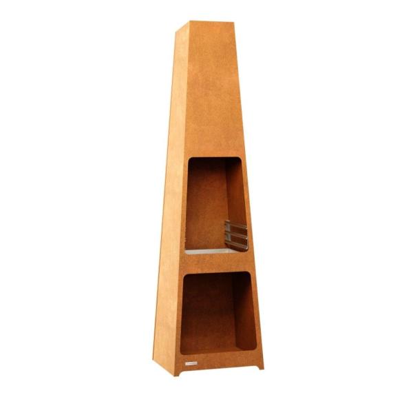 garten-grillkamin-corten-stahl-grill-kamin-220 cm